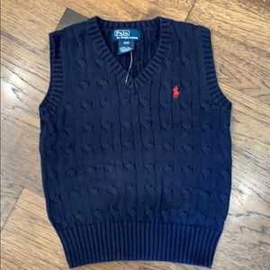 Toddler Boys Polo Vest Never Worn
